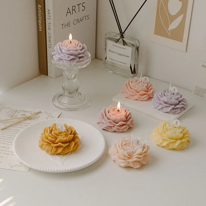 Flower Shaped Scented Aromatic Candles