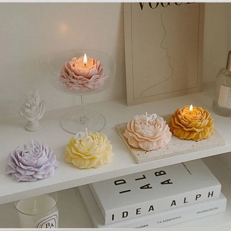 Flower Shaped Scented Aromatic Candles