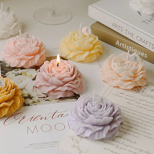 Flower Shaped Scented Aromatic Candles