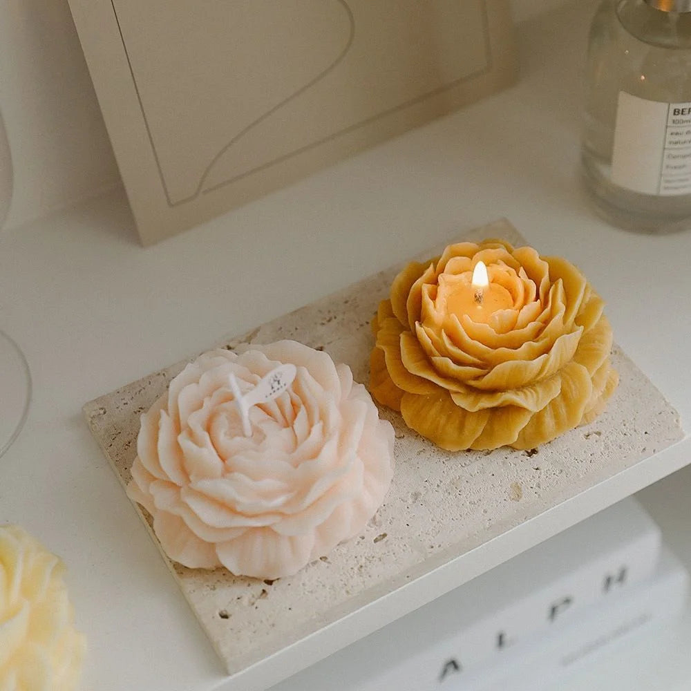 Flower Shaped Scented Aromatic Candles